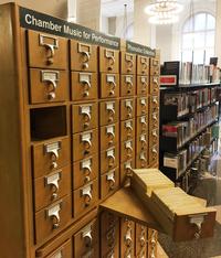 Our trusty card catalog.